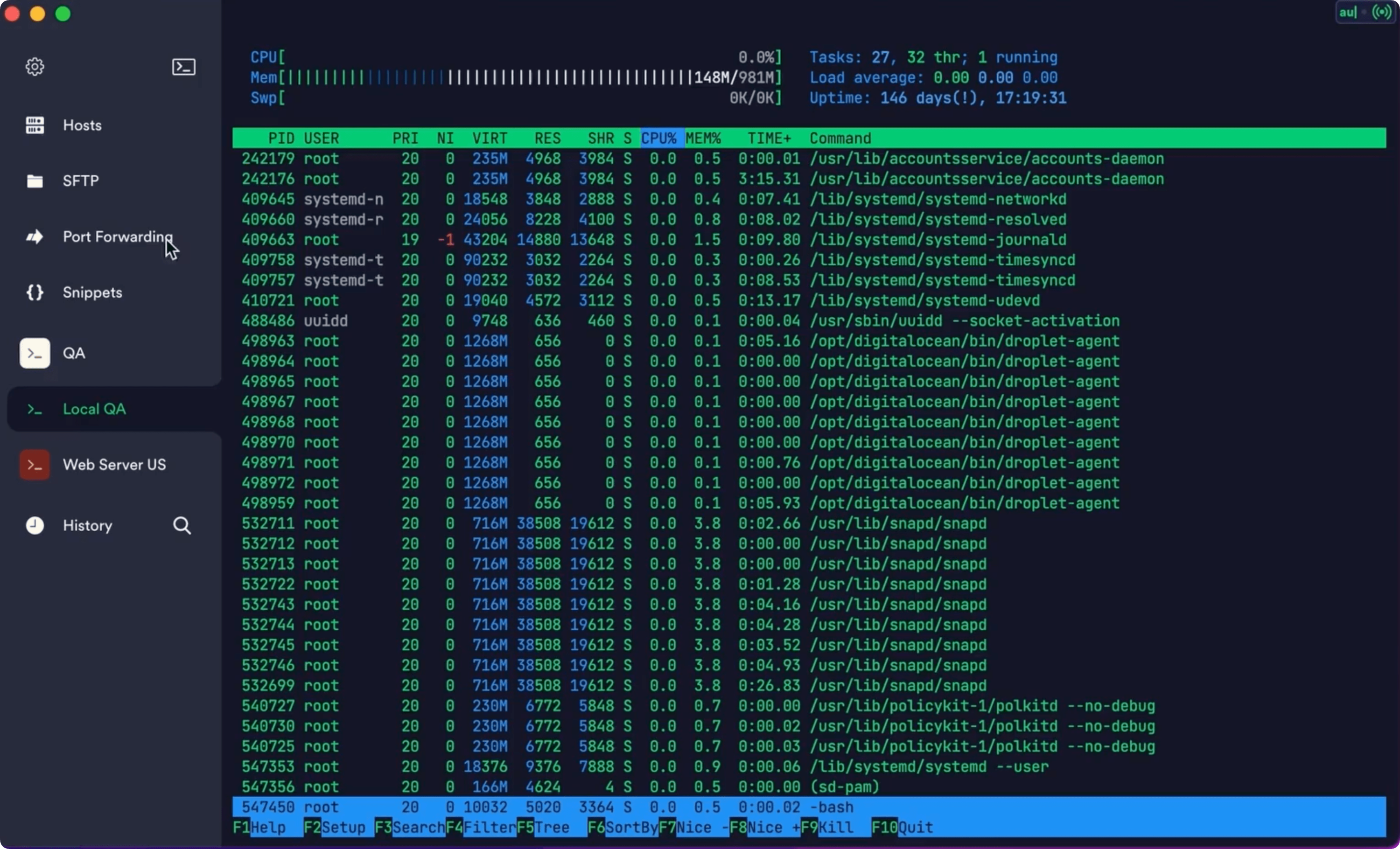 Termius - SSH platform