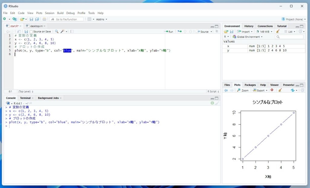 R言語:2.RStudioの使い方入門: 基本操作をマスターしよう - 独学でプログラミング学習
